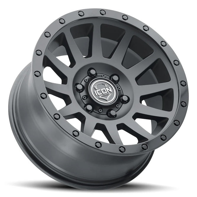 ICON - ARO COMPRESSION DOUBLE BLACK 17x8.5 6x135 ET+6 FORD F150