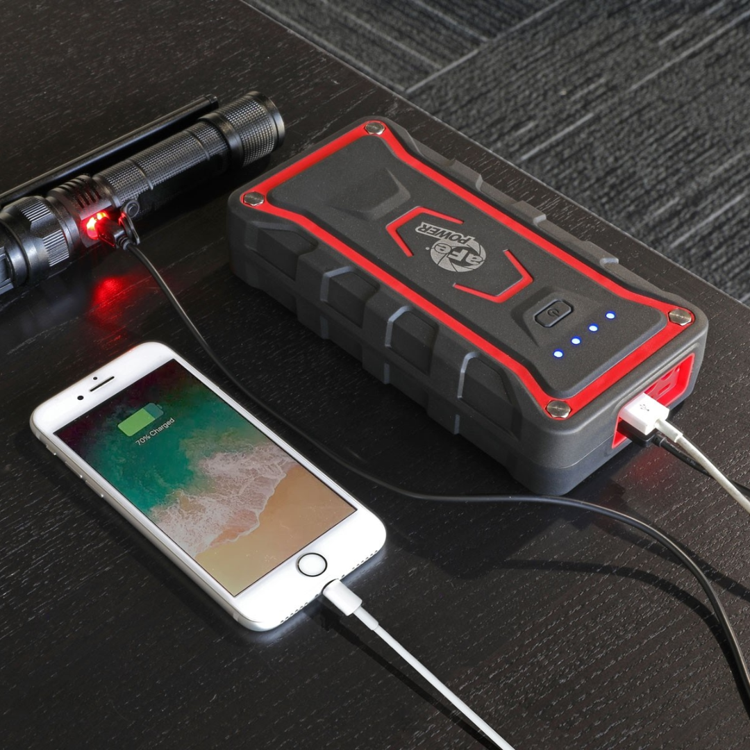 AFE POWER JUMP STARTER PORTÁTIL DE 20 000 mAh AFE POWER JUMP STARTER PORTÁTIL DE 20 000 mAh