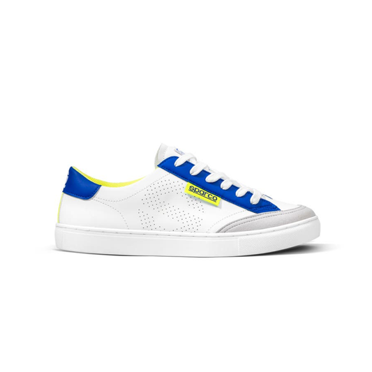 SPARCO ZAPATILLAS S-TIME COLOR BLANCO, AZUL AMARILLO