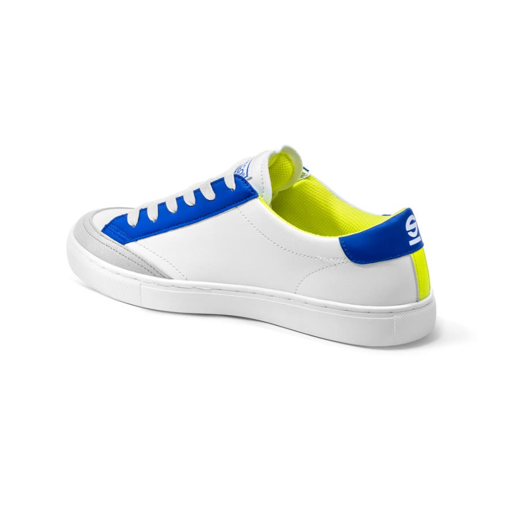 SPARCO ZAPATILLAS S-TIME COLOR BLANCO, AZUL AMARILLO