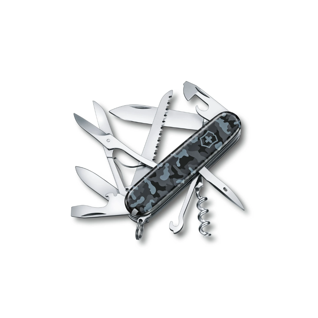 VICTORINOX NAVAJA SUIZA HUNTSMAN , CAMUFLAJE DE MARINA