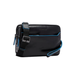PIQUADRO BOLSO DE MANO CON CIERRE HUELLA DIGITAL AZUL