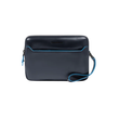 PIQUADRO BOLSO DE MANO CON CIERRE HUELLA DIGITAL AZUL
