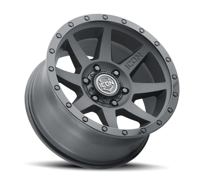 ICON - ARO REBOUND DOUBLE BLACK 17x8.5 6x135 ET+6 FOR F150