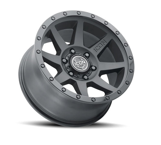 ICON - ARO REBOUND DOUBLE BLACK 17x8.5 6x135 ET+6 FOR F150