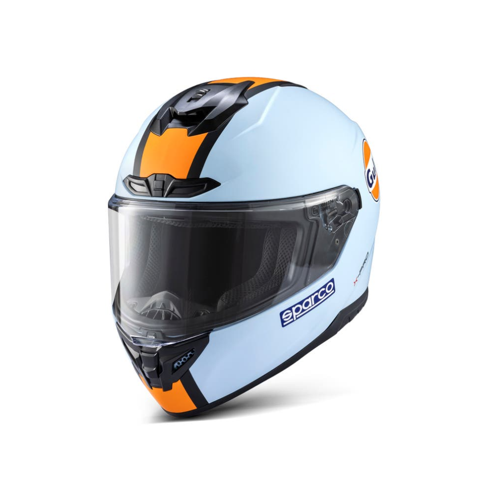 SPARCO CASCO X-PRO ECE06 DISEÑO GULF
