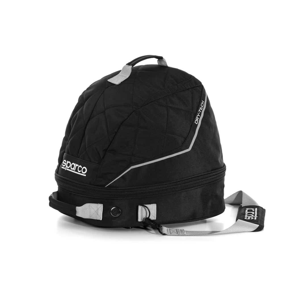 SPARCO BOLSO PORTA CASCO DRY-TECH COLOR NEGRO C/ PLOMO