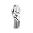 SPARCO GUANTES  LAP HOMOLOGACIÓN COLOR BLANCO C/ NEGRO