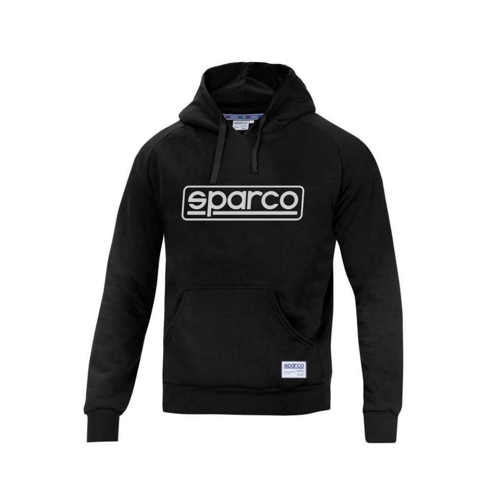 SPARCO POLERA CON CAPUCHA COLOR NEGRO