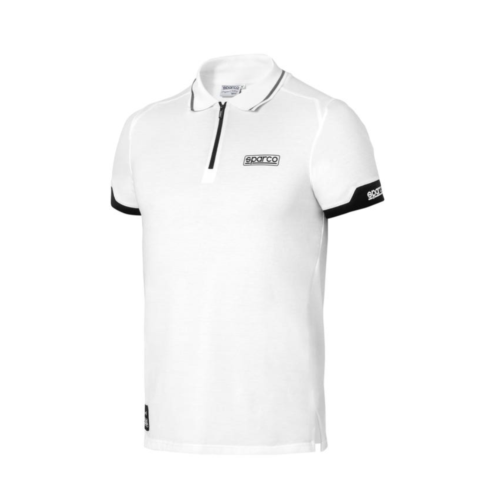SPARCO POLO ZIP MY2024 COLOR BLANCO