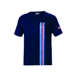 SPARCO POLO BIG STRIPES MARTINI RACING AZUL