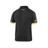 SPARCO POLO TECH TOLEDO C/ CUELLO PLOMO CON BORDES AMARILLOS