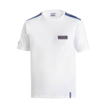 SPARCO CAMISETA BLANCA MARTINI-R TOP RAYAS