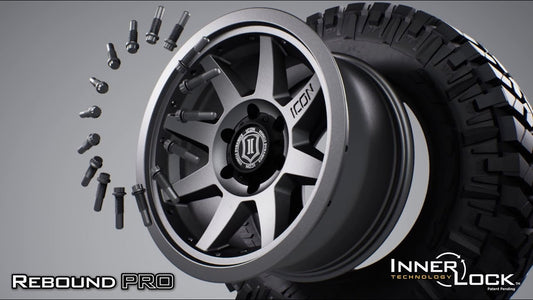 ICON - ARO REBOUND PRO TITANIUM 17x8.5 5X127 ET-6 (JEEP)