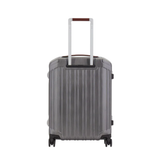 PIQUADRO MALETA DE CABINA 04 RUEDAS CON CIERRE TSA COLOR NEGRO TABACO