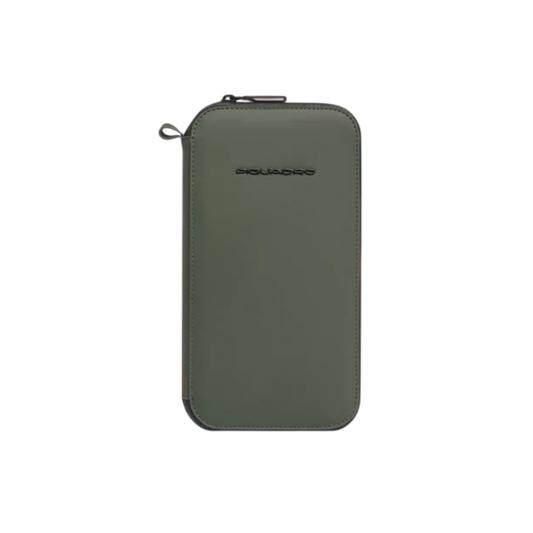 PIQUADRO PORTA PASAPORTE CON CREMALLERA - NG