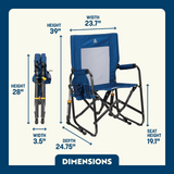 GCI OUTDOOR SILLA BALANCÍN STOWAWAY COLOR AZUL MARINO SUAVE