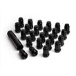 ICON ALLOYS JUEGO DE TUERCAS DE ALEACIONES NEGRAS -12 X 1.5
