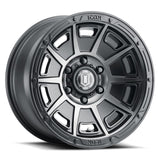 ICON ALLOYS VICTORY BLACK WITH RED ARO 17" freeshipping - All Racing Perú