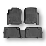 WEATHERTECH PISO FILA 1 Y 2 PARA TOYOTA PRADO 120 del 2005 al 2010
