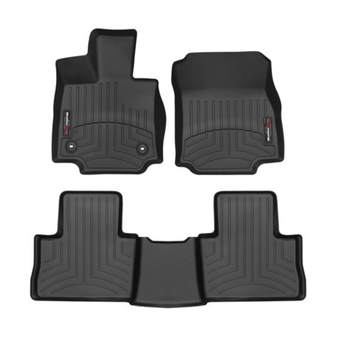 WEATHERTECH PISO FILA 1 Y 2 PARA TOYOTA PRADO 120 del 2005 al 2010