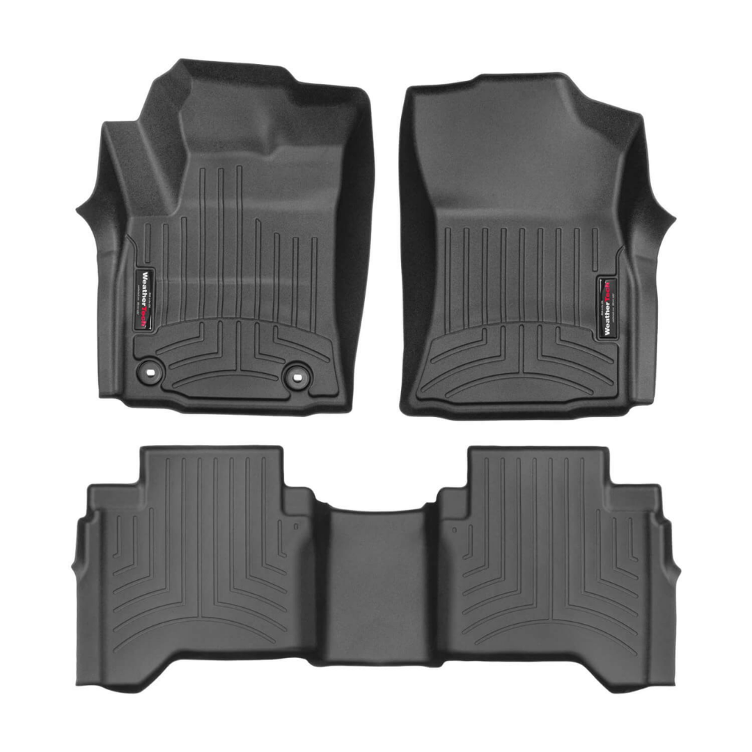 WEATHERTECH PISO FILA 1 Y 2 PARA TOYOTA PRADO 120 del 2005 al 2010