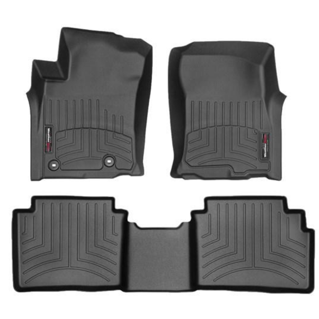 WEATHERTECH PISO FILA 1 Y 2 PARA TOYOTA PRADO 120 del 2005 al 2010