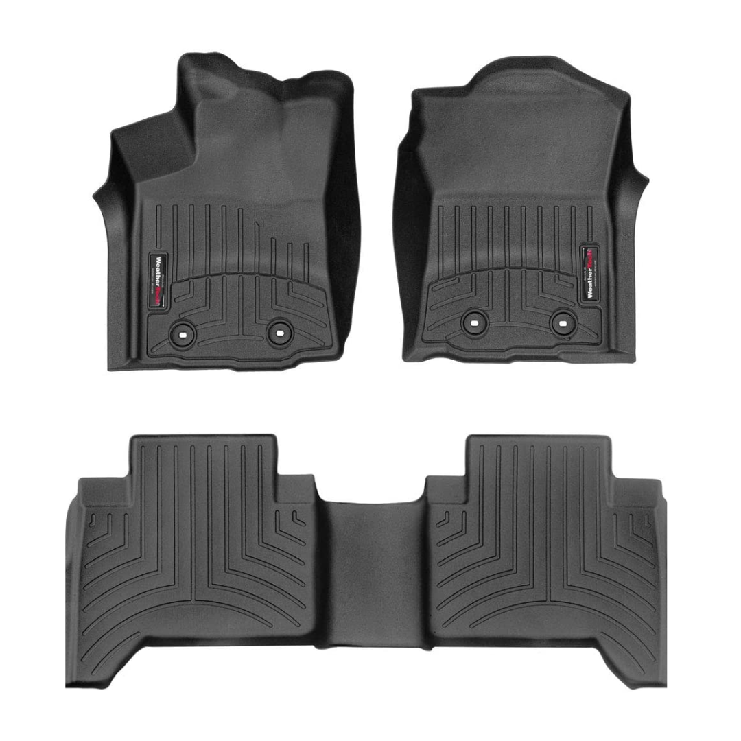 WEATHERTECH PISO FILA 1 Y 2 PARA TOYOTA PRADO 120 del 2005 al 2010