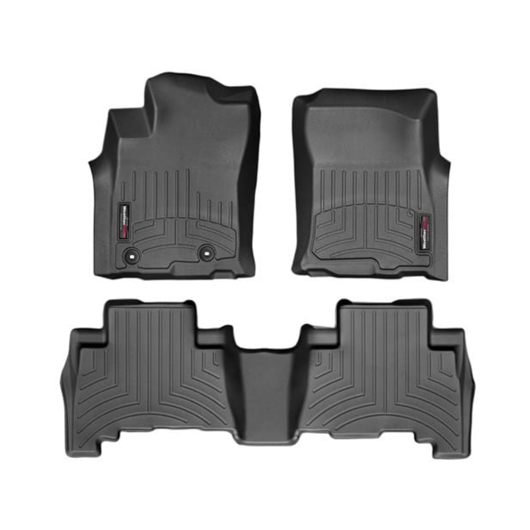 WEATHERTECH PISO FILA 1 Y 2 PARA TOYOTA PRADO 120 del 2005 al 2010