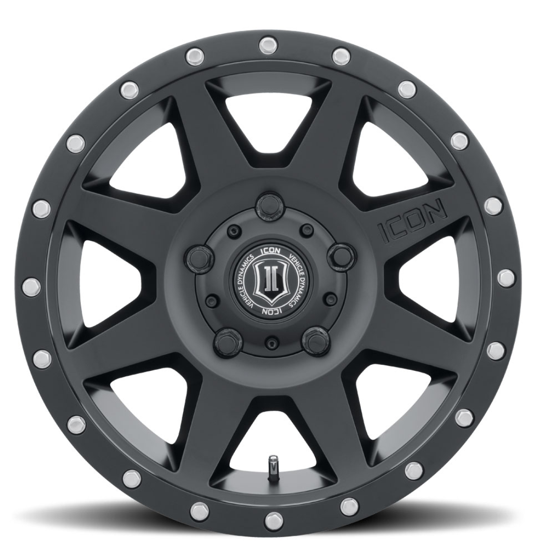ICON ALLOYS REBOUND SAT BLACK ARO 17" PARA VW AMAROK
