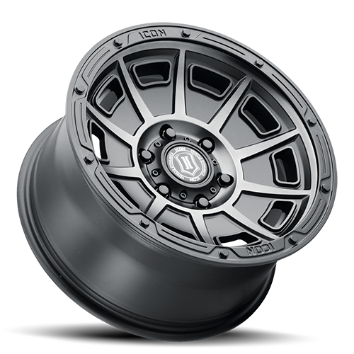 ICON ALLOYS VICTORY BLACK WITH RED ARO 17" freeshipping - All Racing Perú