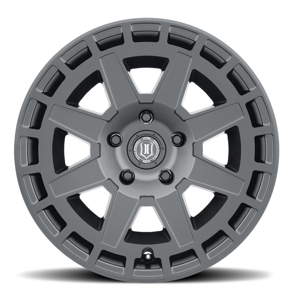 ICON ALLOYS COMPASS / SATIN BLACK ARO 17" freeshipping - All Racing Perú