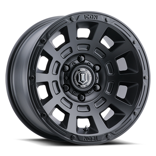 ICON ALLOYS THRUST / SATIN BLACK ARO 17" freeshipping - All Racing Perú