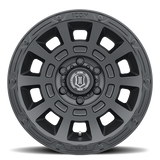ICON ALLOYS THRUST / SATIN BLACK ARO 17" freeshipping - All Racing Perú
