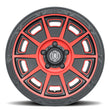 ICON ALLOYS VICTORY SATIN BLACK WITH RED TINT ARO 17" freeshipping - All Racing Perú