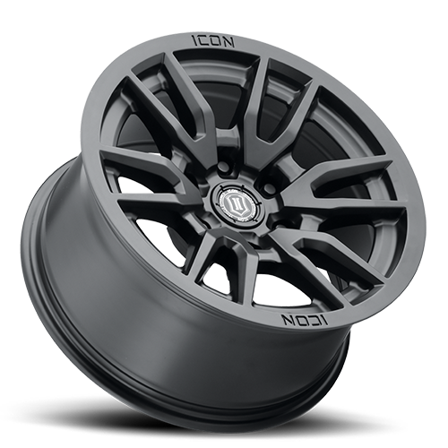 ICON ALLOYS VECTOR 6 SAT BLACK ARO 17" freeshipping - All Racing Perú